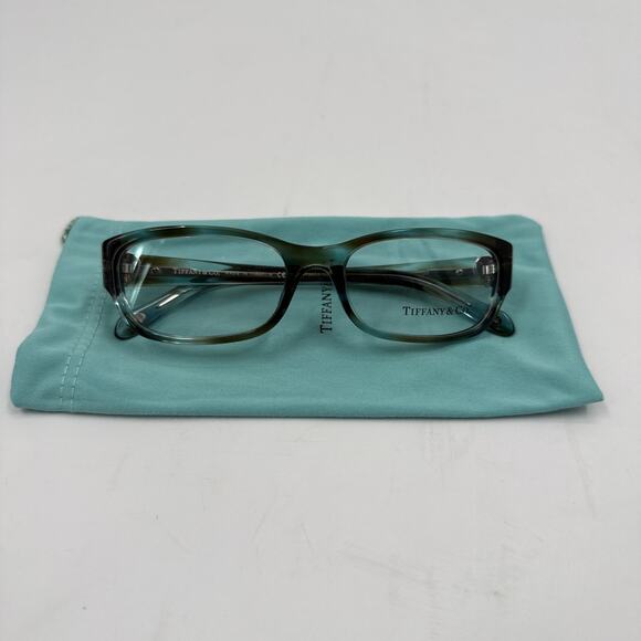 Tiffany & Co Eyeglasses TF 2065B 8124‎ Ocean Turquoise Case - Picture 2 of 10